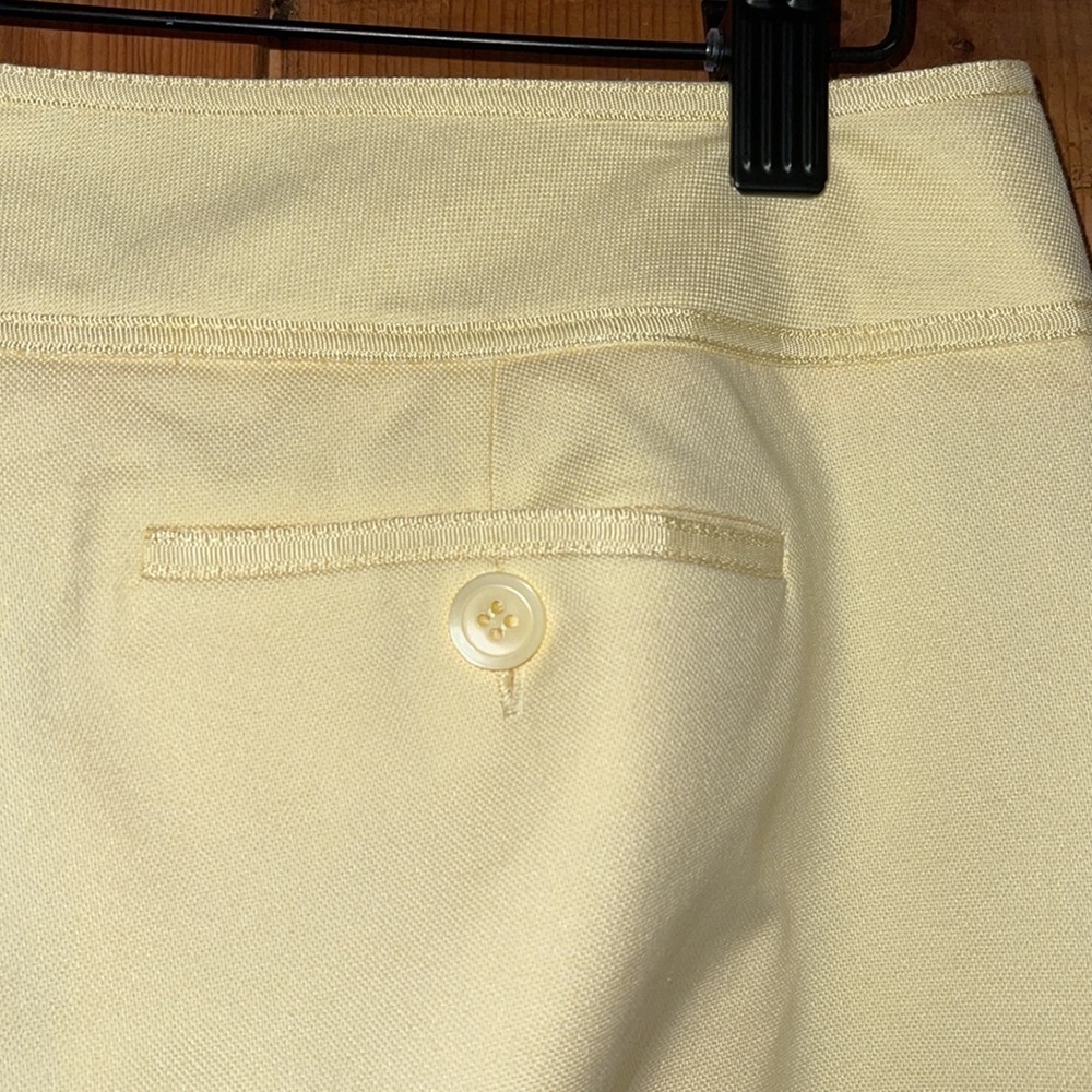 NWT Sigrid Olsen Yellow Sun fruit Banana Mixed Cotton Blend Pant Sz. 6 - Picture 5 of 17